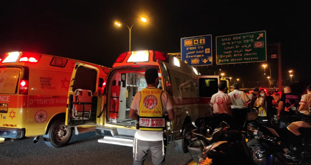 שני הפצועים פונו לבית החולים רמב"ם