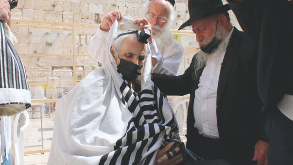 יוסף שלמה ברחבת הכותל  