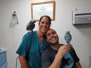 ד"ר רונן לב-רן עם אשתו איילת, ביום המשפחה האחרון