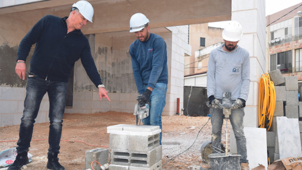 בנייה בקריות גם בתקופת הקורונה, מרץ 2020