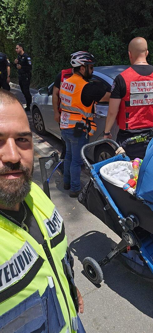 מתנדבי ארגון ידידים חילצו תינוק שננעל ברכב בקרית מוצקין