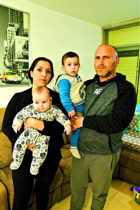 גבי קורן ומשפחתו | צילום: נחום סגל